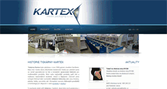 Desktop Screenshot of kartex.cz