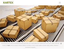 Tablet Screenshot of kartex.net.pl